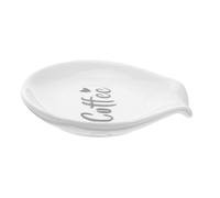 iplusmile Soporte para Cuchara de Cerámica Resistente y Reutilizable para Cucharas de Café de Porcelana para Barra de Café y Accesorios de Cocina
