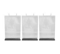 iplusmile Soporte para Menú de Mesa en Pvc Moderno y Elegante, Diseño Compacto que Ahorra Espacio, Pack de 3 Unidades para Exhibir Carteles y Menús en Restaurantes