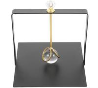 iplusmile Soporte para Servilletas de Metal Diseño Compacto y Moderno, Servilletero Independiente Adorno de Bola de Cristal para Comedor y Área Exterior