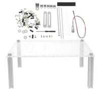 iplusmile Soporte Transparente para Placa Base Open Frame PC Compacto y Estable para Uatx Banco de Pruebas DIY para Montaje y Diagnóstico Fácil