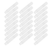 iplusmile Soportes Transparentes para Tiza 40 Unidades Porta Tizas Antipolvo de Plástico Funda Ligera para Pizarras Accesorios Escolares para Profesores y Aulas