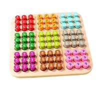 iplusmile Sudoku de Madera para Años Tablero Educativo de Escritorio para Entrenamiento Cognitivo y Desarrollo de Memoria Juguete Didáctico Compacto y Seguro para Niñas