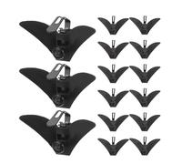 iplusmile Sujetadores de Corbata Metálicos para Hombre Juego de 30 Clips Negros Diseño Clásico Ajustable para Corbatas y Pajaritas Accesorios para Traje Oficina Bodas y Eventos Formales