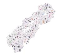 iplusmile Tabla de Acordes de Guitarra 57 Piezas para Principiantes - Póster Portátil Diagramas Claros y Guía Musical Didáctica para Aprender Acordes y Practicar en Cualquier Lugar