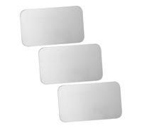 iplusmile Tabla De Aluminio para Hámster y Chinchilla, Plataforma De Enfriamiento Resistente, Tamaño 10x6 Cm, Paquete De 3 Piezas, Cama Pequeña para Mascotas Verano, Adecuado para Roedores Pequeños