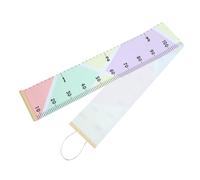 iplusmile Tabla De Crecimiento Para Niños 20x200 Cm Colores Pastel, Medidor De Altura De Pared De Diseño Creativo Blanco y Negro, Decoración Para Habitación Infantil y Sala De Juegos