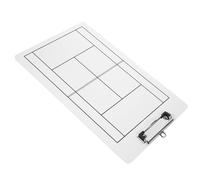 iplusmile Tablero de Estrategia de Tenis y Hockey Borrable de PVC Pizarra Blanca No Magnética para Entrenadores Herramienta Versátil para Entrenamiento Deportivo