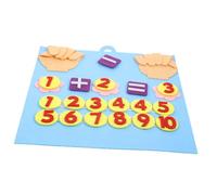 iplusmile Tablero de Matemáticas Educativo de Fieltro para Juguete Manipulativo y Aprendizaje Aritmético Portátil para Educación