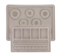 iplusmile Tablero de Pulseras de Bricolaje 2 Piezas Medidor de Tamaño, Diseño de Cuentas para Hacer Pulseras, Tamaño 2 y 8, Material Seguro para Manualidades y Joyería Artesanal