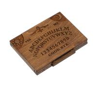 iplusmile Tablero Espiritual Mini de Madera con para Decoraciones de Bodas y de Muñecas Compacto y Portátil para Mensajes y Ambientación Mística