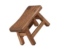 iplusmile Taburete de Madera Maciza para Taburete Infantil Resistente y Estable para Baño y Hogar Asiento Práctico para Niña y Cambio de Calzado