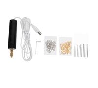 iplusmile Taladro Eléctrico de Mano USB Recargable Mini Completo con Brocas Intercambiables para Bricolaje Joyería y Perforación DIY Práctico y Duradero para Manualidades