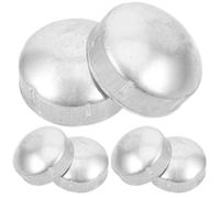 iplusmile Tapas Redondas de Aluminio para Postes de Valla 60 MM 6 Piezas Cubiertas Protectoras Exteriores para Barandillas y Cercas Remates Decorativos Resistentes y Lisos para