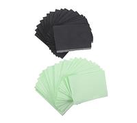 iplusmile Tapete Para Tatuar Profesional y Mantel Desechable Absorbente Para Tatuajes 40 Piezas (20 Negras 20 Verdes), Resistente Al Agua, Práctico Para Estudio De Tatuajes y Protección De Superficies