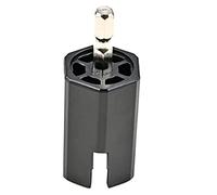 iplusmile Tapón Enrollador De Cuerda Negro Para Guitarra Eléctrica Herramienta De Luthier Compacta y Portátil Enchufe Separador De Cuerdas Metálico Para Mantenimiento De Instrumentos De