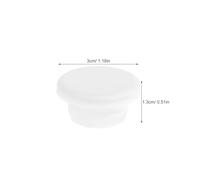 iplusmile Tapones de Drenaje de Repuesto para Congelador Horizontal Tapones de Goma a Prueba de Fugas de 2 CM 2 Piezas Compatibles Refrigeradores Domésticos y Comerciales Sellado