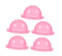 iplusmile Tapones de Tubo de Plástico para Jaula de Hámster 5 Piezas, Accesorio de Deflector, Rosa, Extensión para Túnel de Vivienda, Uso en Hábitat de Pequeños Roedores