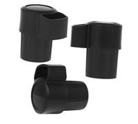 iplusmile Tapones para Saxofón Alto 3 Piezas Negro, Tapa de Extremo Llave Cuello Doblado, Accesorios para Saxofón Alto para Protección y Mejora del Tono en Instrumentos Musicales