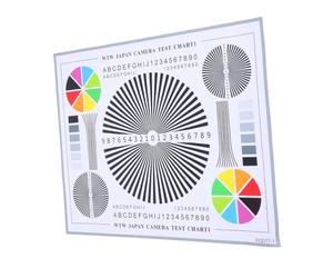 iplusmile Tarjeta de Prueba para Lente CCTV Adhesiva Calibración de Color y Enfoque para Cámaras de Seguridad Herramienta de Instalación y Evaluación de Imagen Resistente para Interiores y