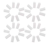 iplusmile Tarjetero de Escritorio Autoadhesivo de Plástico Soporte Compacto para Tarjetas de Visita Expositor para Oficina y Restaurante Paquete de 100 Unidades Base de Espuma Resistente