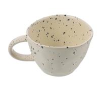 iplusmile Taza de Cerámica con Diseño Taza de Café Multifuncional para Oficina para Bebidas como Leche Agua y Color Amarillo con Efecto de Salpicadura