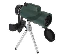 iplusmile Telescopio Monocular Portátil 80X100 Color Verde Militar Monocular de Mano para Senderismo Observación de Aves y Compatible Smartphone Compacto y Ligero para Viajes al Aire