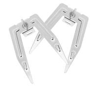 iplusmile Tenedores Giratorios de Acero Inoxidable para Pollo Asado Parrilla y Horno 1 Par Tornillos Accesorios para Freidora de Aire y Barbacoa Utensilios para Asar Carne y Pescado