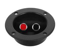 iplusmile Terminal de Caja de Altavoz para Coche Conector de Resorte Redondo, Material Plástico y Metal, Instalación Fácil para Vehículos Todoterreno Negocio Color