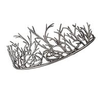iplusmile Tiara De Rama Dorada Para Boda y Cumpleaños Mujer, Accesorio Ligero y Resistente Para Cabello, Diadema Cosplay Elegante y Decorativa, Ajuste Fiesta y Evento