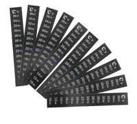 iplusmile Tira Adhesiva Termómetro LCD para Interiores 10 Piezas 10-36 °C Pegatina de Medición Temperatura para Acuarios Terrarios y Control Ambiental en Casa Sensor Sensible y