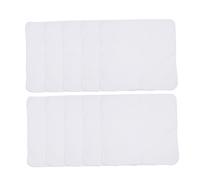 iplusmile Toallas de Algodón 28x28 Cm Paquete de 10 de Doble Capa Suaves y Protectoras Toallas de Mano Reutilizables y Desmaquillantes para Bebés para Piel Sensible