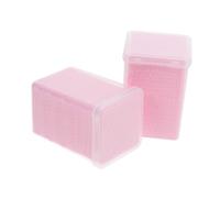 iplusmile Toallitas Quitaesmalte de Algodón Rosa Efectivas para Eliminar Esmalte Permanente 2 Cajas 200 Piezas para Uñas Ideales para Uso en Manicura y Hogar