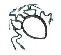 iplusmile Tocado De Cosplay Medusa Serpiente Simulada 1 Unidad Tamaño Único Ligero Para Fiesta Halloween Accesorios De Terror Realidad Cosplay