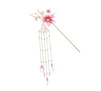 iplusmile Tocado Hanfu Retro de Palillo Cabello Palillo Cabello de Incrustaciones de Imitación de Perla para Fiesta de Tema Chino y Escenarios Casuales