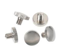 iplusmile Tornillo Deslizante de Trompeta de Metal Plata, Accesorio Fácil de Instalar Superficie Lisa, Pack de 5 Piezas para Amantes Trompeta