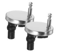 iplusmile Tornillos de Acero Inoxidable para Fijación de Asiento de Inodoro Tapa WC Roca Kit Práctico de 2 Piezas Resistente Oxidación para Uso Hogar