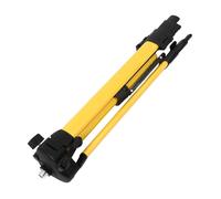 iplusmile Trípode De De Burbuja y Soporte De Gradiente 1,2 m para, Acero Resistente y Varillas De Nailon, Ajuste Suave, Uso Profesional En Mediciones y Topografía, Color Amarillo
