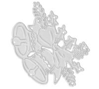 iplusmile Troquel de Corte de Acero al Carbono para Manualidades Navideñas Plantilla Casera Diseño de Campana Adecuado para Tarjetas Álbumes de Recortes y Decoración Festiva