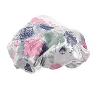 iplusmile Turbante de Satén Doble Capa Elástico para Dormir Mujer Pañuelo Anudado Anticaída Gorro Protector Cabello Estampado Floral Morado Accesorio Cuidado Pelo