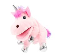 iplusmile Unicornio de Peluche para Mano Títere Educativo para Juguete Realista para Cuentos Material Natural Seguro Imaginativo para Niñas