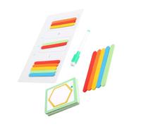 iplusmile Varillas de Madera para y Aprender Matemáticas Kit Educativo Infantil para Sumar Restar y Multiplicar Material Didáctico para Niñas Edad Escolar