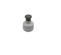 IPM VENTAS Prensa de Hamburguesa, Prensa para Hamburguesa, Redondo de plastico, Ideal hogar, (12x9,5cm). (Blanco)