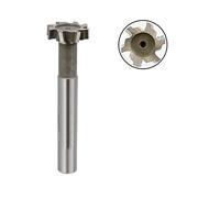 IPNDKBFL Fresa de Extremo de Ranura en T de 10, 12, 16, 20, 30 y 32 mm, Broca de Ranura HSS for Cortar aleación de Aluminio, Madera, Acero de tungsteno, 4 Flautas