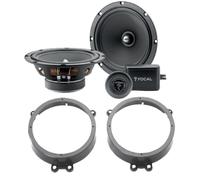IPNOSIS Kit de 2 altavoces ASE 165 para Mercedes Clase C (W203) del 2001 al 2007 + 2 soportes delanteros + tweeter