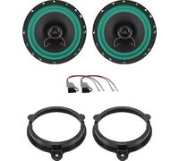IPNOSIS Kit de 2 altavoces IP-01165 para Dacia Dokker, Lodgy, Logan, Sandero con 2 soportes delanteros, 2 conectores