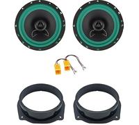 IPNOSIS Kit de 2 altavoces IP-01165 para Fiat Stilo (5P) con 2 soportes delanteros y 2 conectores