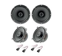 IPNOSIS Kit de 4 altavoces ACX165 + ACX130 para Citroen Xsara Picasso con 4 conectores