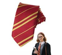 IPNSDON 1 pieza Corbata Aprendiz de Mago,Accesorios para adultos, Accesorio Disfraz Carnaval, Halloween,Regalo unisex de Halloween(rojo)