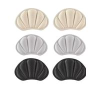 IPNSDON 3 pares de taloneras, taloneras, plantillas, taloneras para zapatos y botas de talla grande, taloneras de espuma impermeable, protección del talón