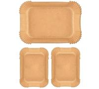 iPobie 150 Piezas Papel Freidora Aire,Papel para Freidora de Aire Rectangular,Pergamino Desechable Papel Airfryer.(100PCS 5.2L+ 50PCS 10.4L)